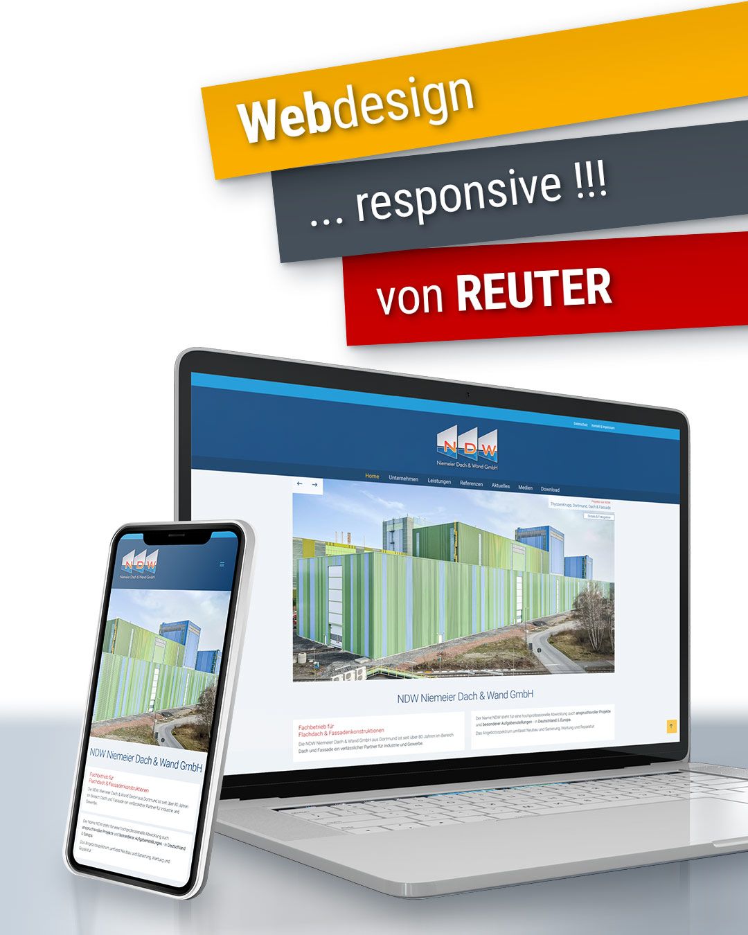 Foto: Leistungen Teil 3: Web-Design, Foto-Design & Logo-Design von REUTER - Werbung, die wirkt.